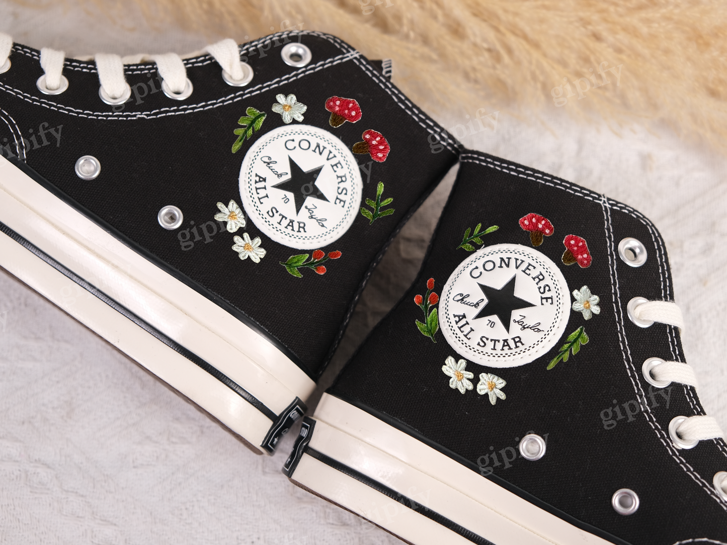 Custom Sneakers Embroidered Custom/ Sugar Skull Embroidered Shoes/ Impressive Artist Skull Embroidered Sneaker Custom